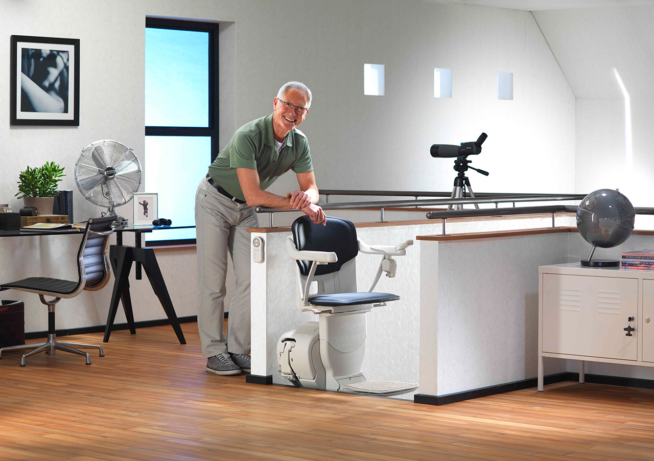 [Translate to Slovenian:] Umfassendes Sortiment an Treppenlifte, Rollstuhllifte und Homelifte, optimale Lösungen für ein barrierefreies Zuhause.